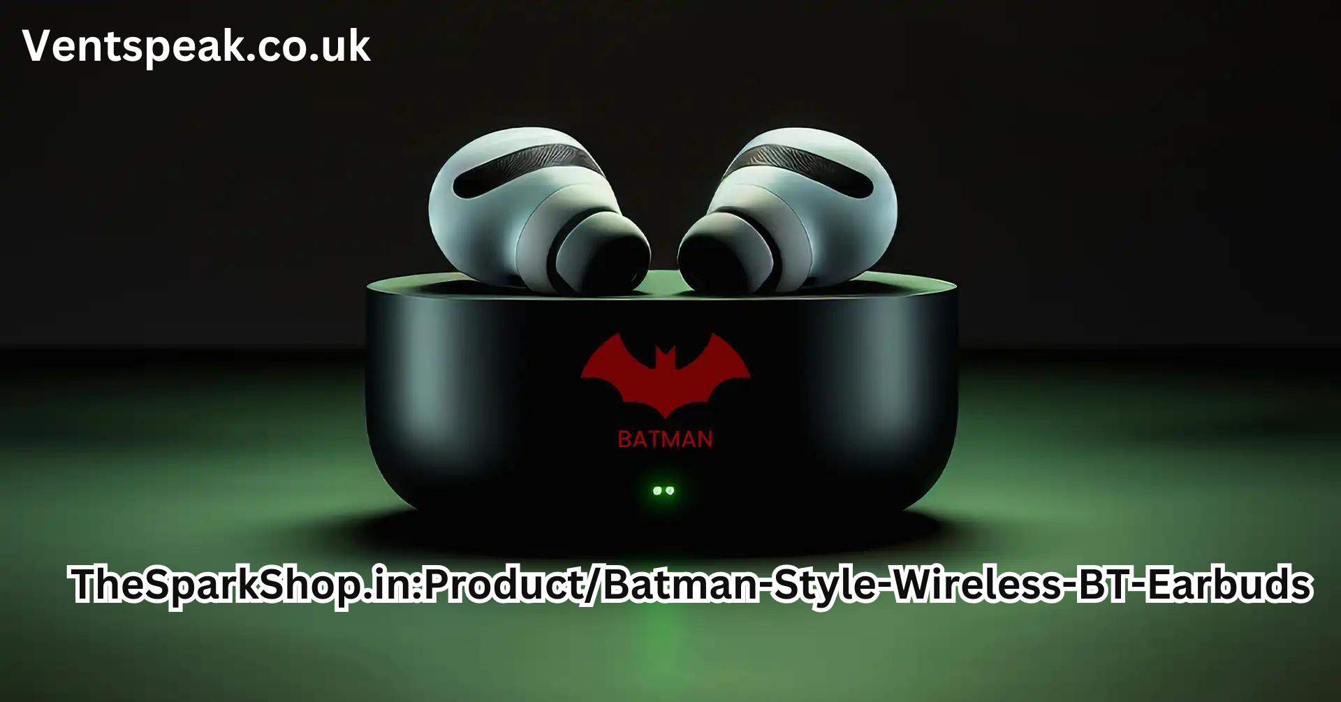TheSparkShop.in:Product/Batman-Style-Wireless-BT-Earbuds: Unleashing Superior Sound with Superhero Style